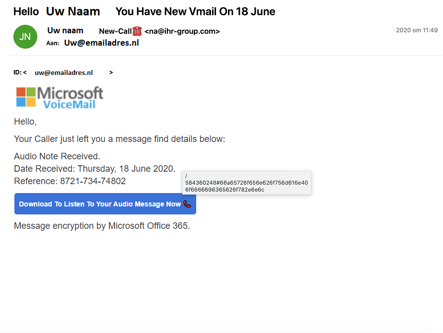 Phishing-Email-Microsoft-Voicemail